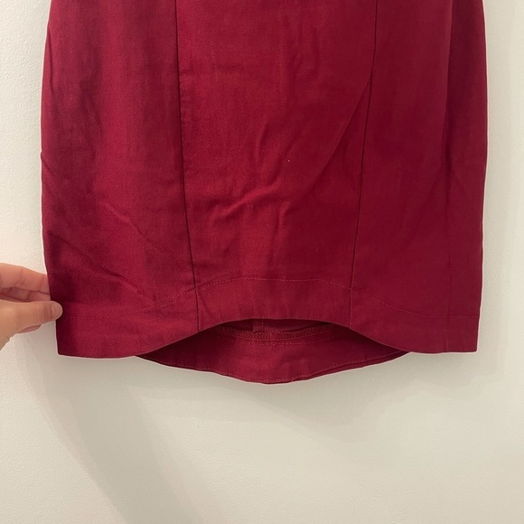 NWOT! Tobi bodycon burgundy dress - Picture 7 of 7
